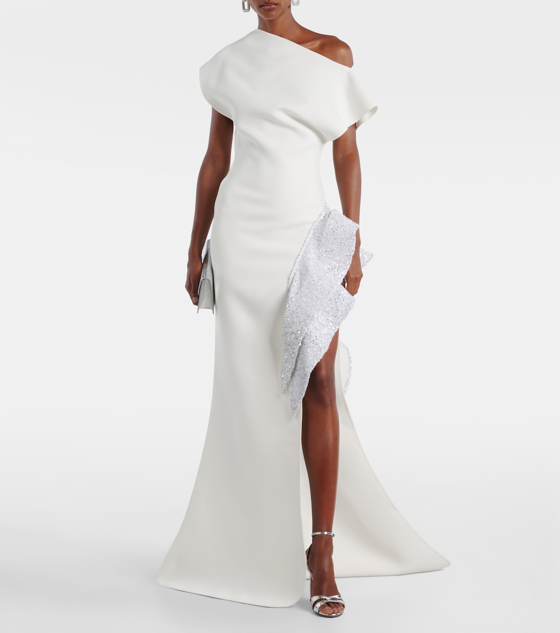 Wishing ruffled asymmetric gown | Maticevski
