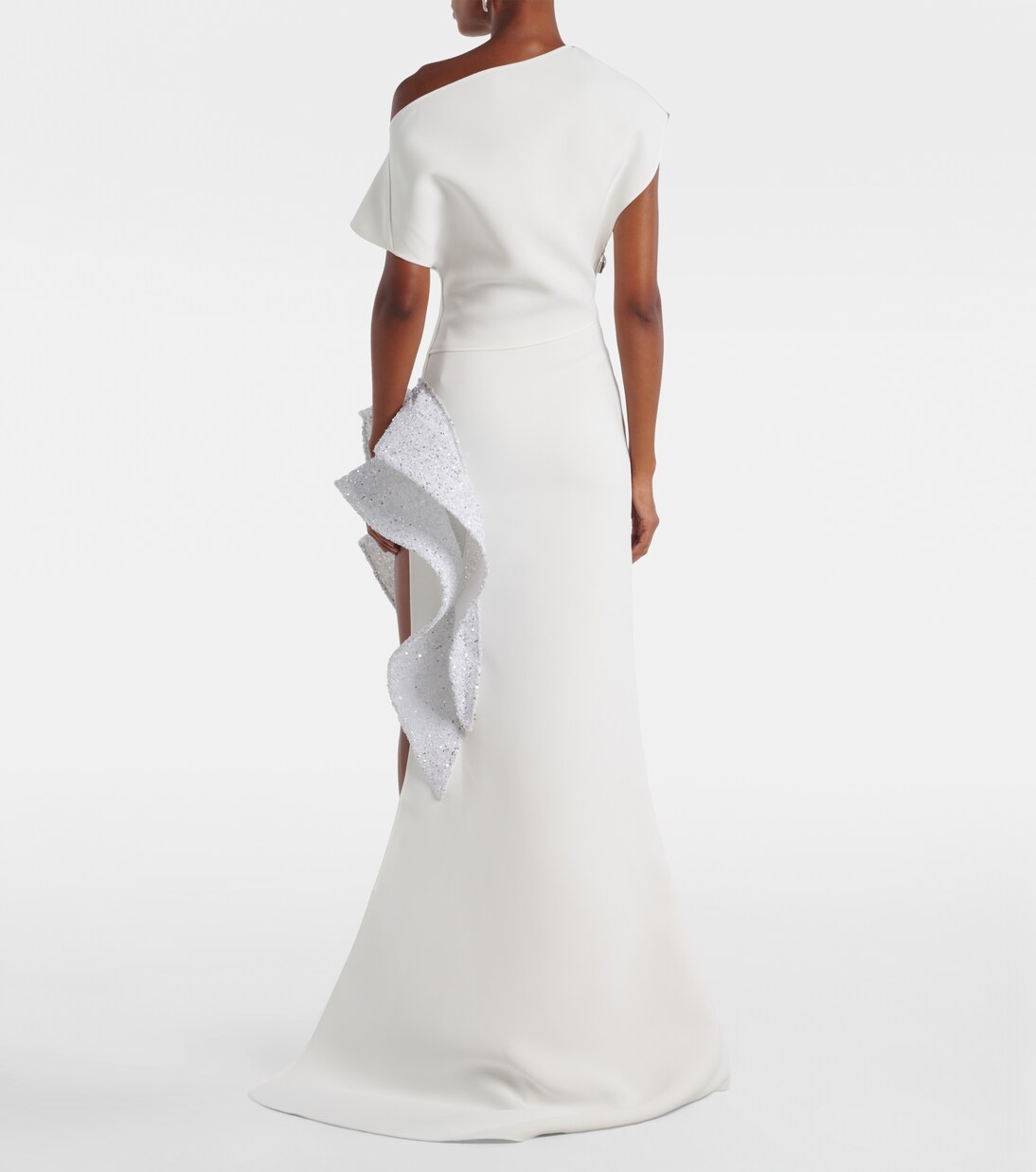 Wishing ruffled asymmetric gown | Maticevski