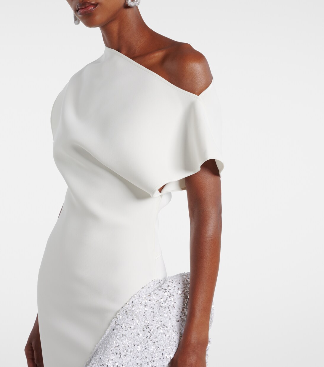 Wishing ruffled asymmetric gown | Maticevski