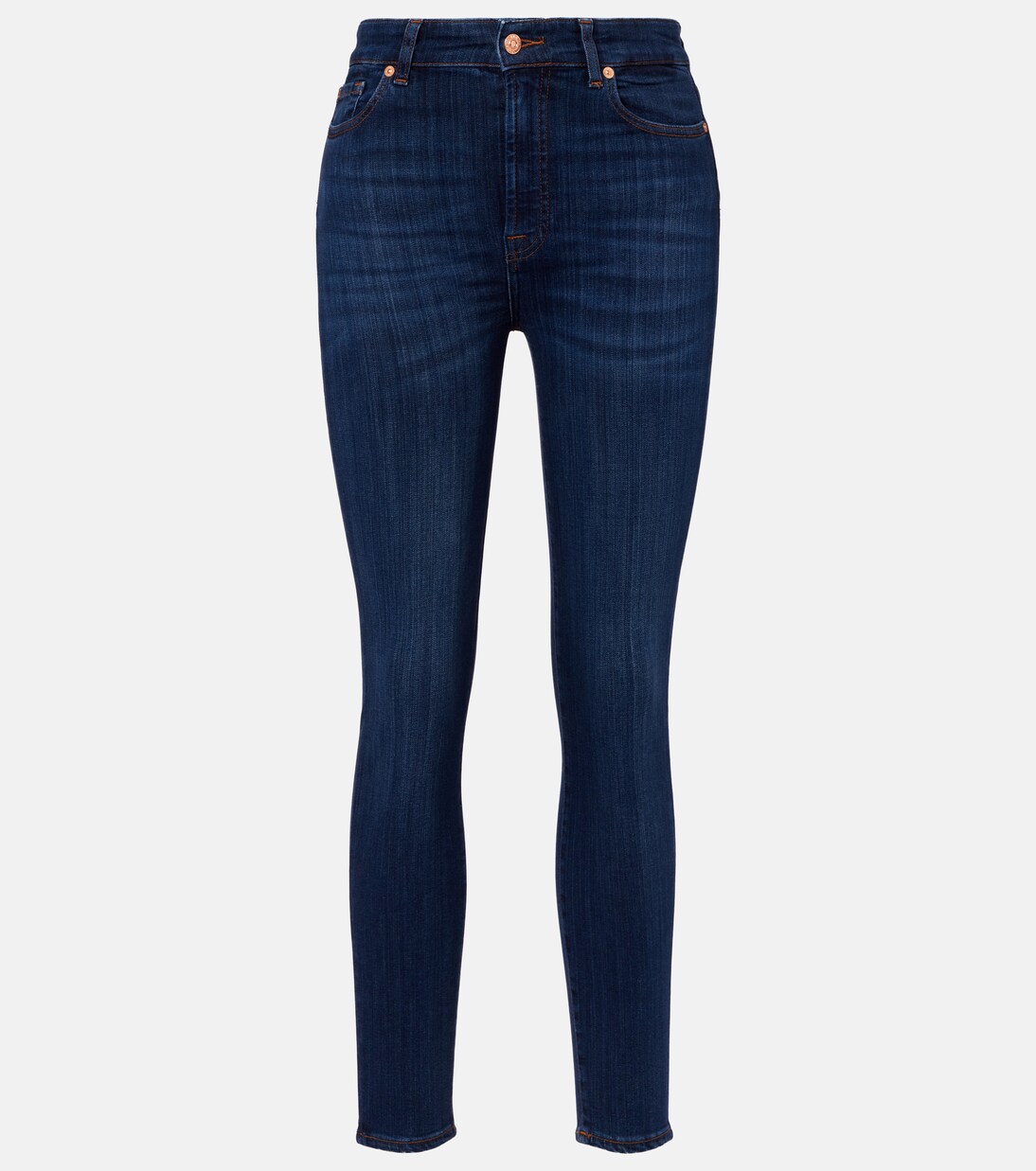 Aubrey high-rise cropped skinny jeans | 7 For All Mankind