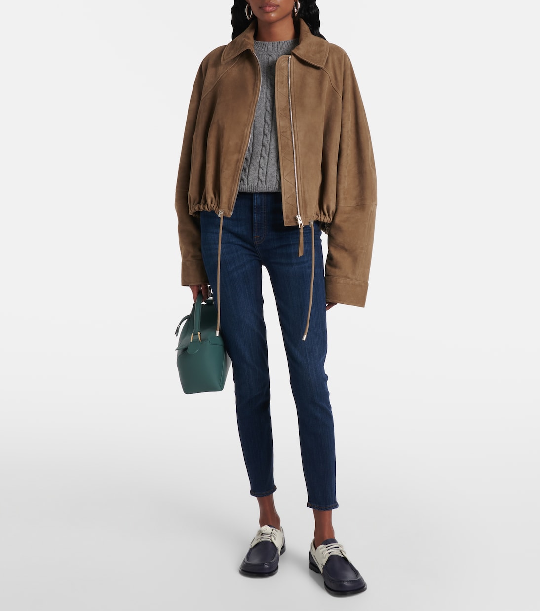 Aubrey high-rise cropped skinny jeans | 7 For All Mankind