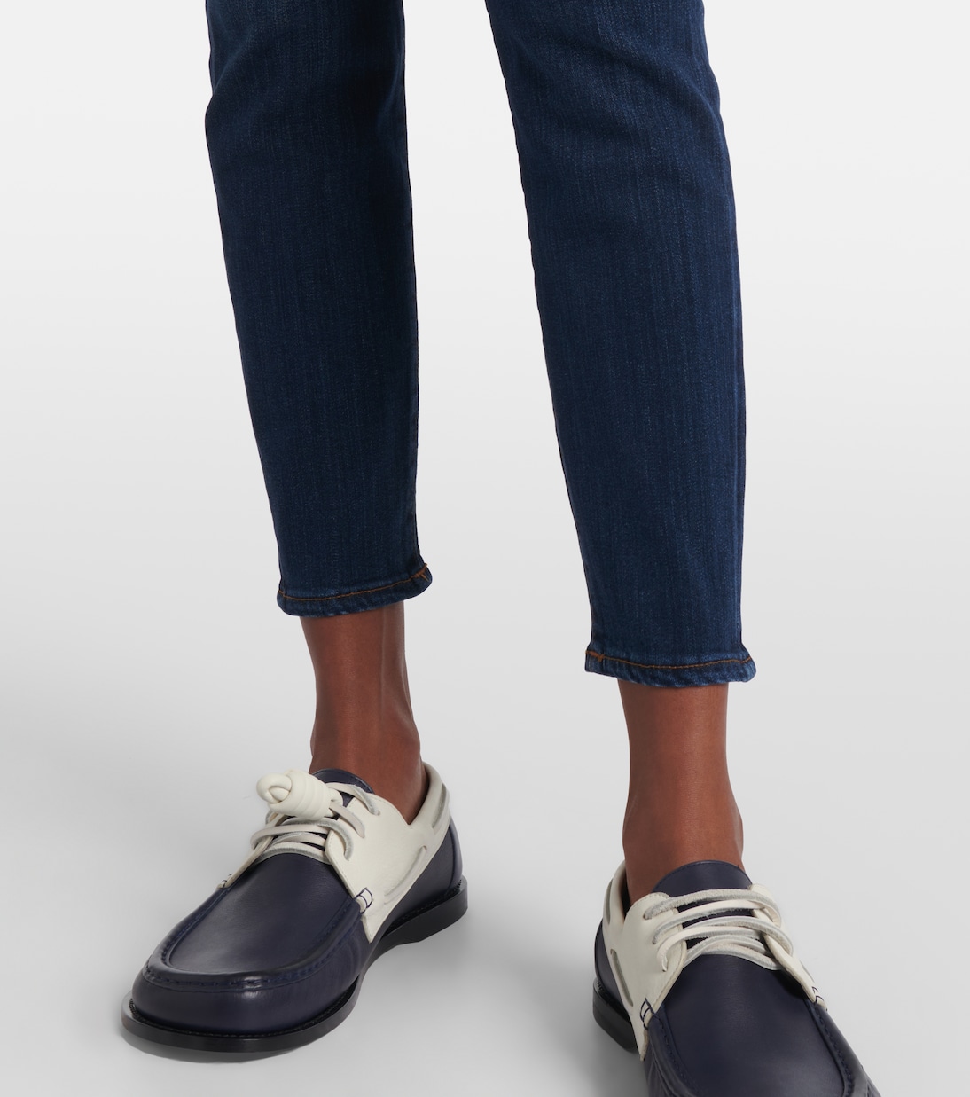 Aubrey high-rise cropped skinny jeans | 7 For All Mankind