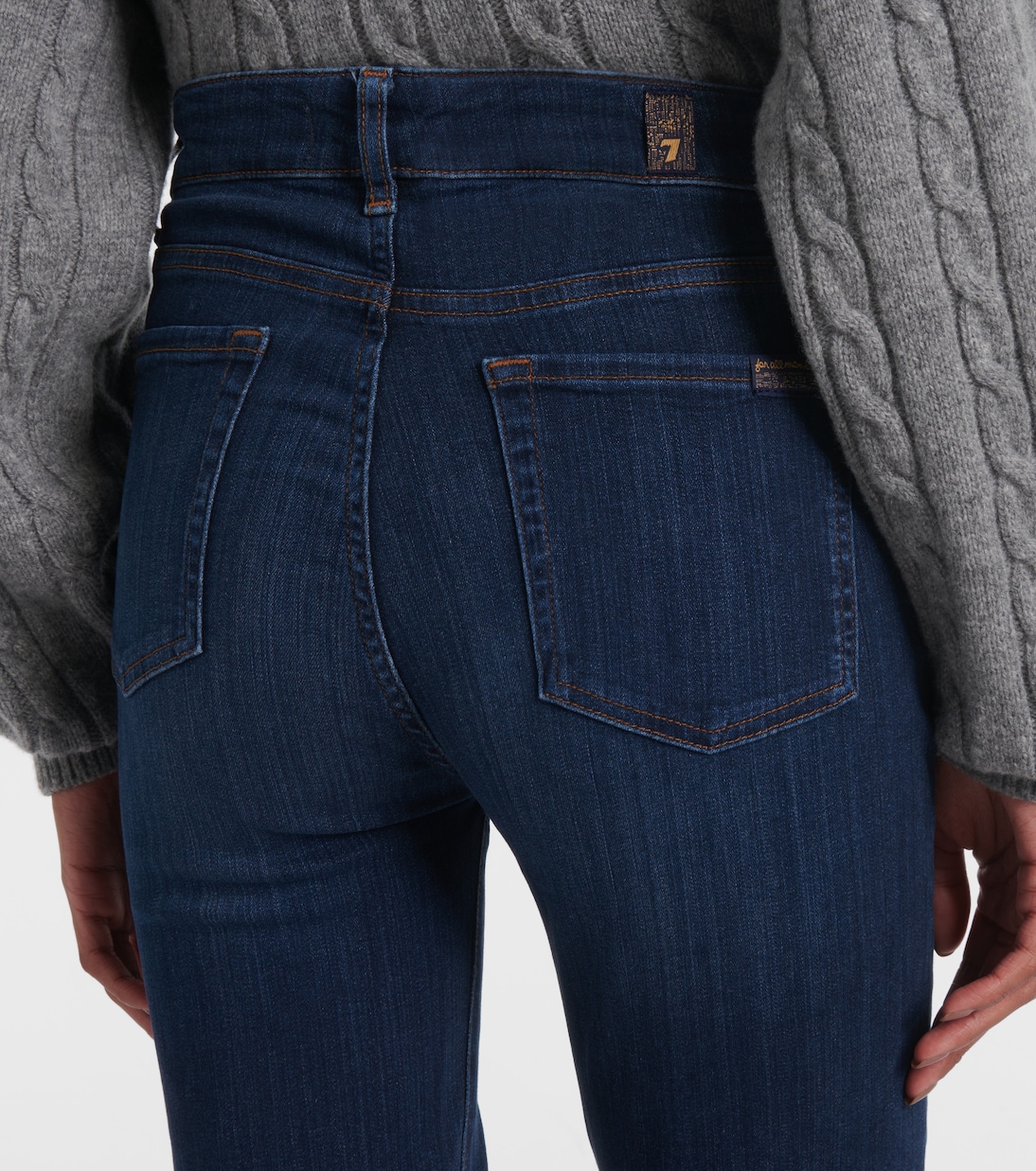 Aubrey high-rise cropped skinny jeans | 7 For All Mankind