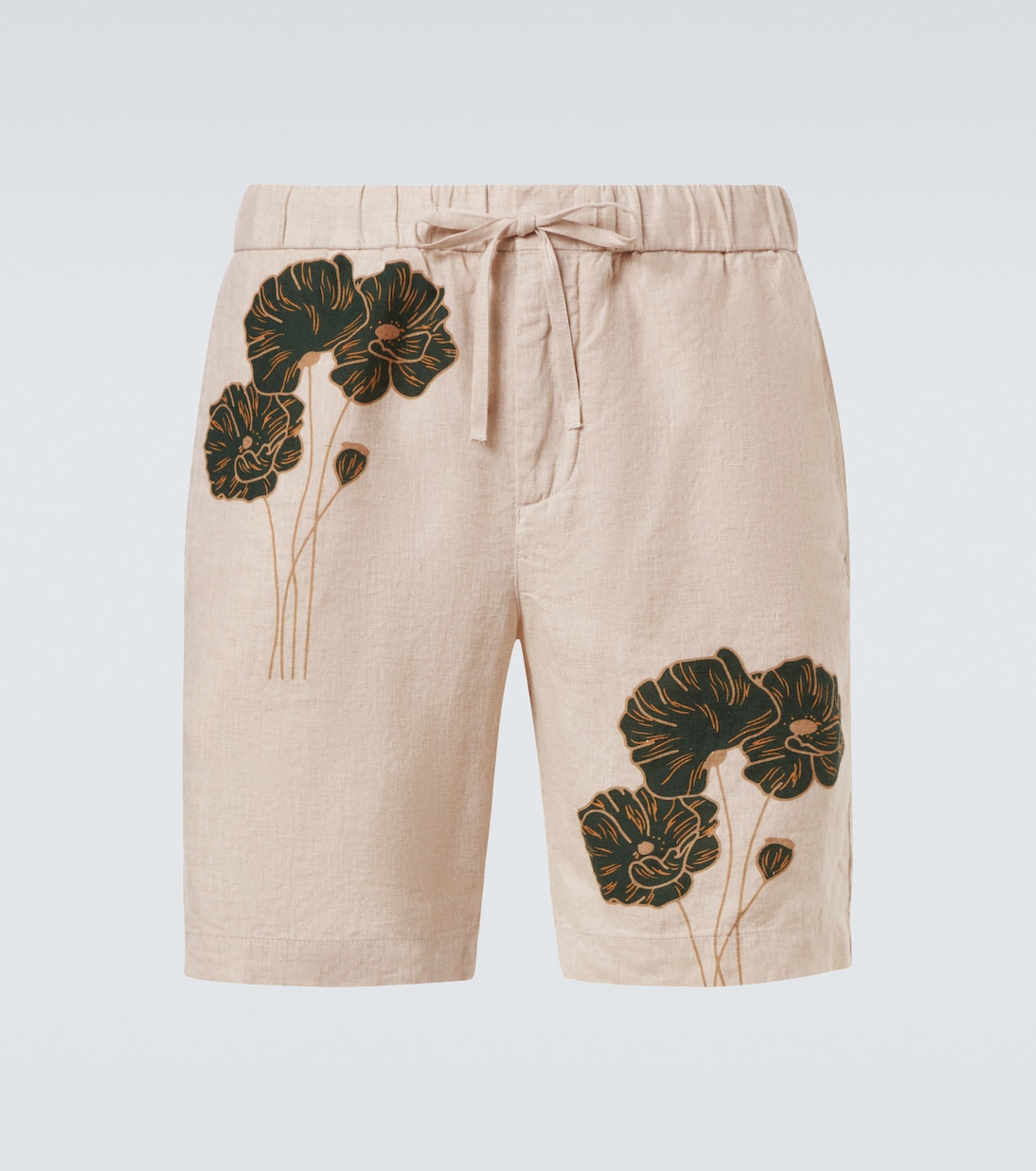 Felipe floral linen Bermuda shorts | Frescobol Carioca