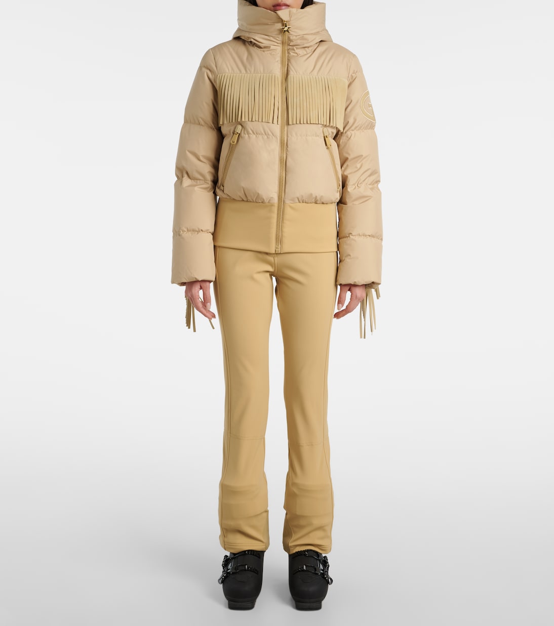 Piumino da sci Marna con frange  | Goldbergh