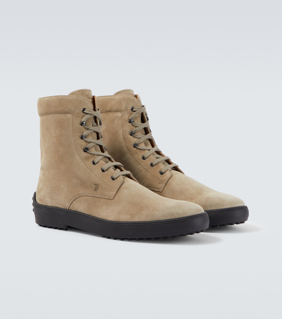 Schnürstiefel aus Veloursleder | Tod's