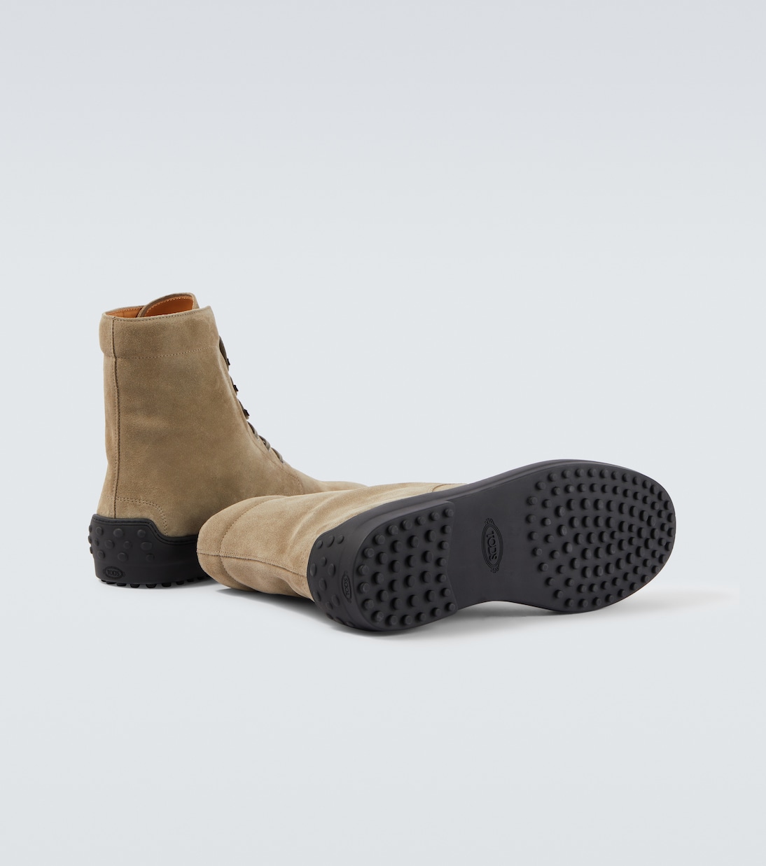 Schnürstiefel aus Veloursleder | Tod's