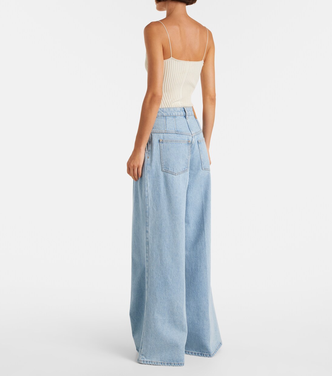High-Rise Wide-Leg Jeans | Nina Ricci