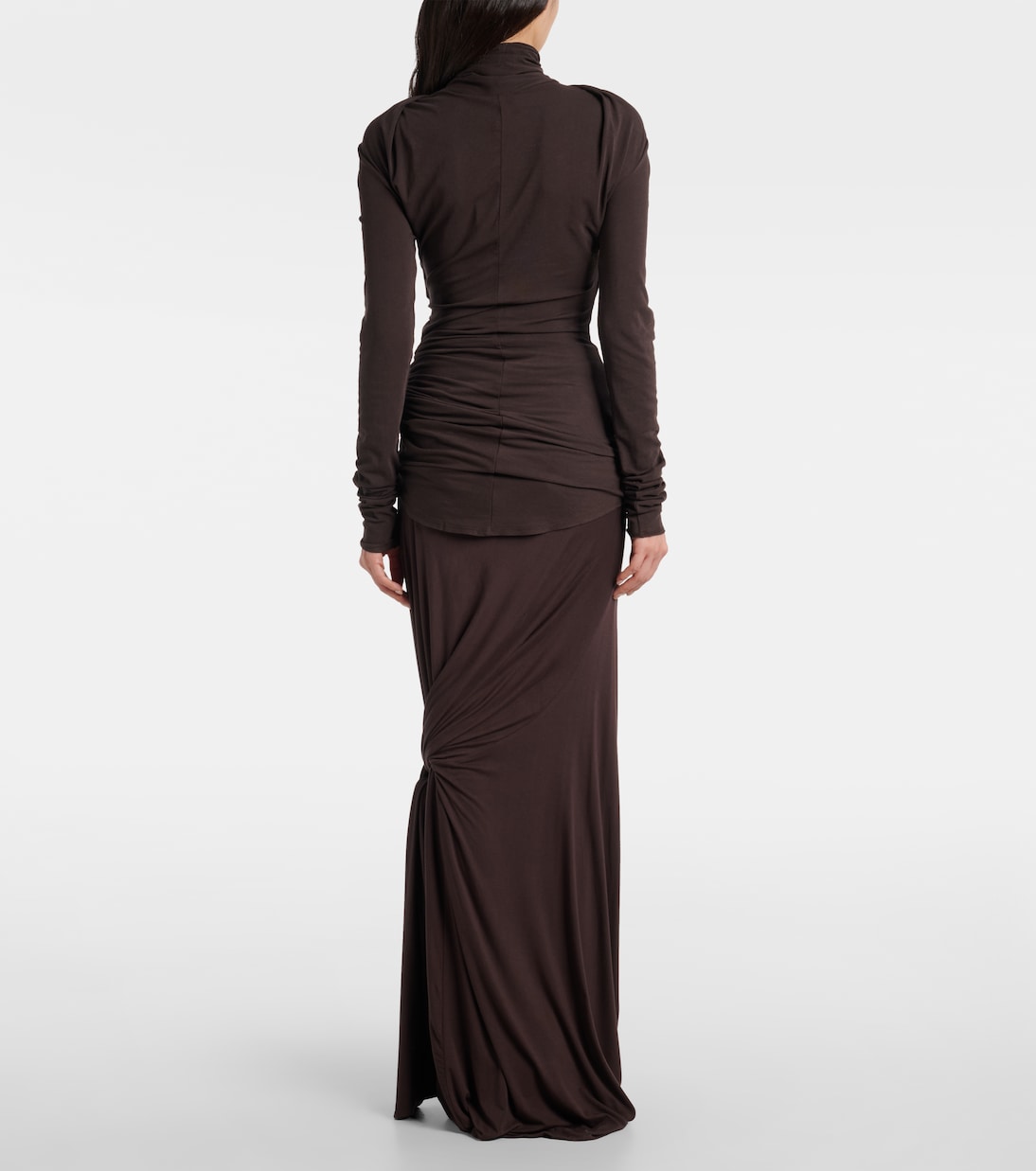 Gres垂褶棉质混纺上衣 | Entire Studios