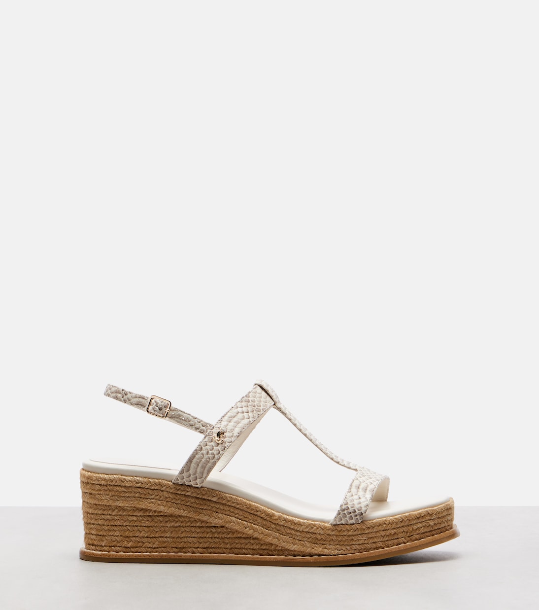 Theia 100 leather espadrille wedges | Jimmy Choo