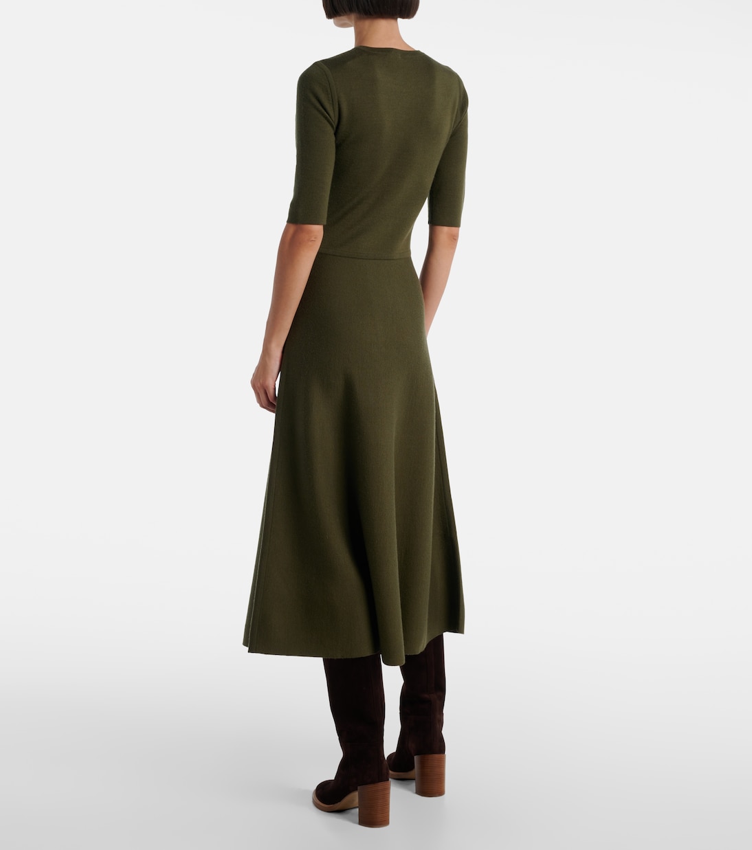 Abito midi in lana, cashmere e seta | Gabriela Hearst