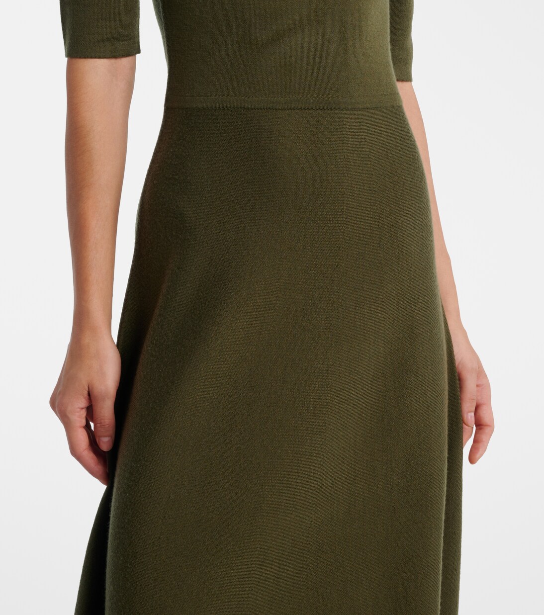 Abito midi in lana, cashmere e seta | Gabriela Hearst