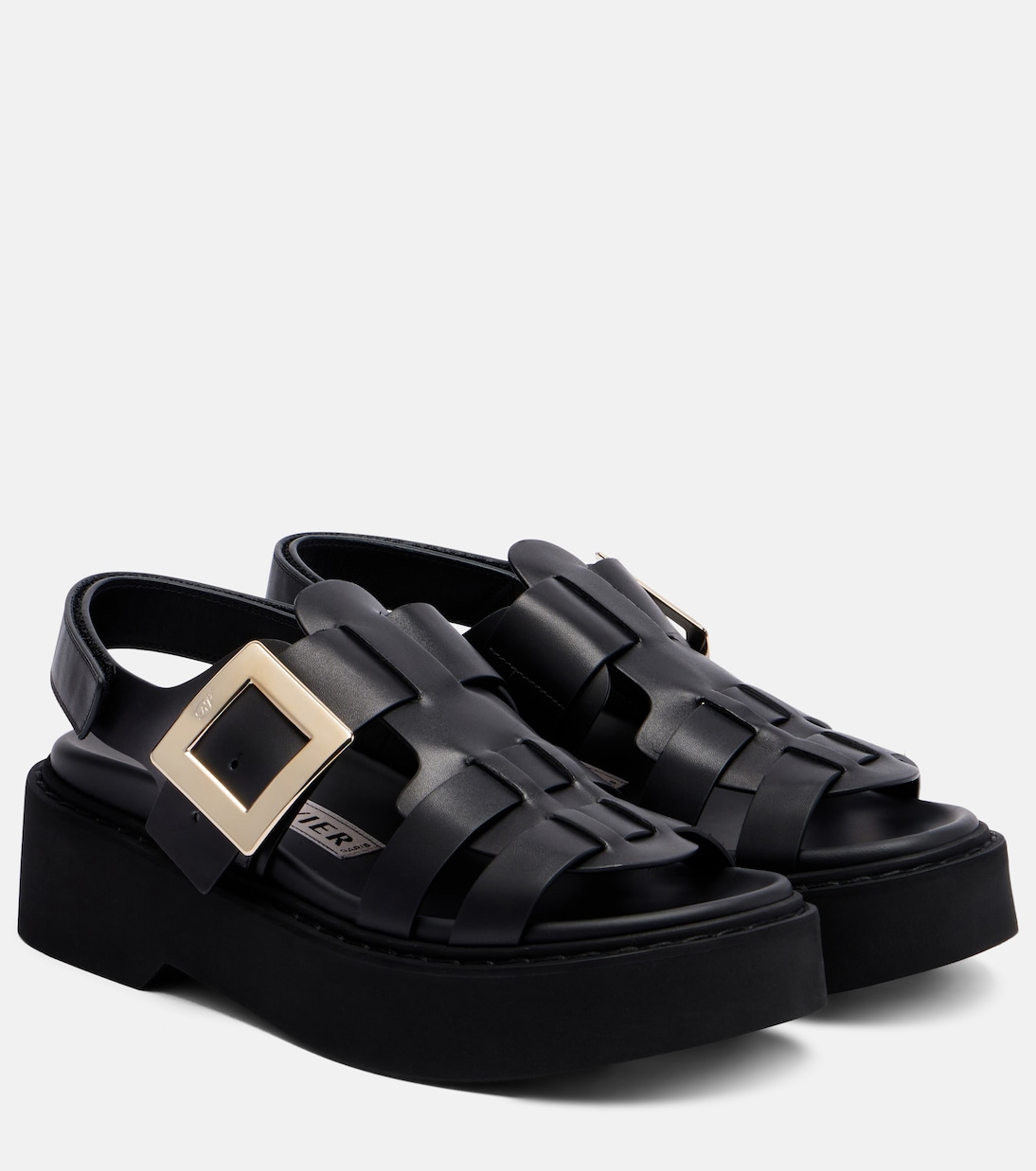 Viv' Rangers leather platform sandals | Roger Vivier