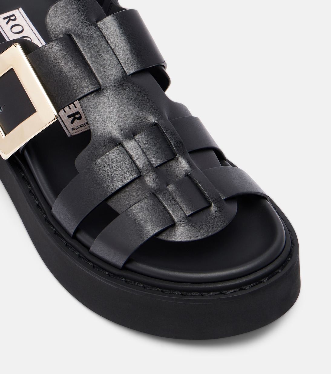 Viv' Rangers leather platform sandals | Roger Vivier