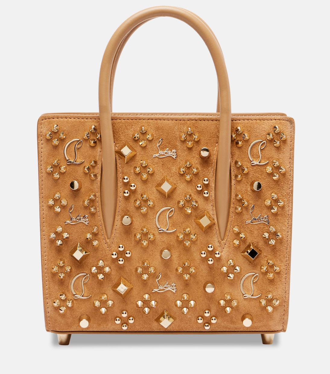 Paloma studded suede tote bag | Christian Louboutin