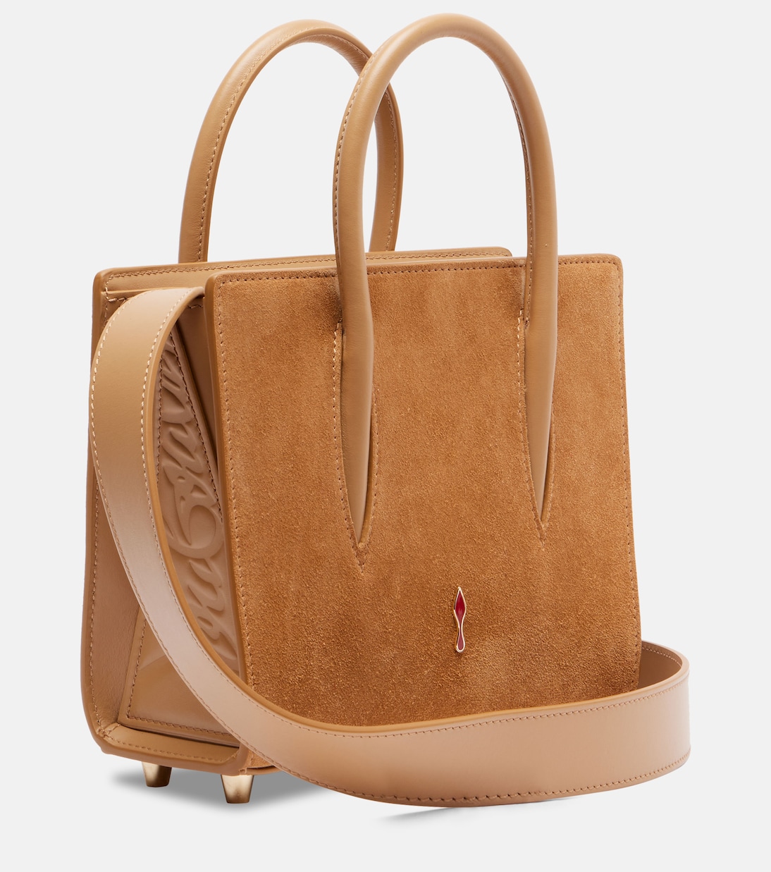 Paloma studded suede tote bag | Christian Louboutin