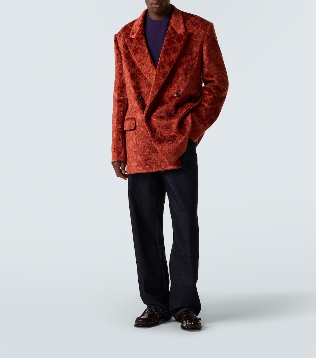 漆皮帆船鞋 | Dries Van Noten