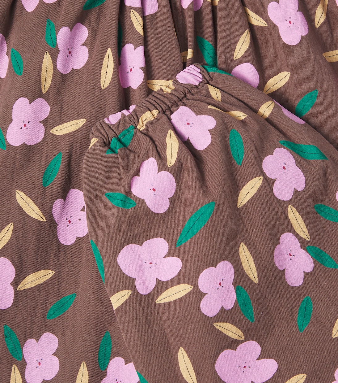 Pantalones deportivos de algodón floral | Jellymallow