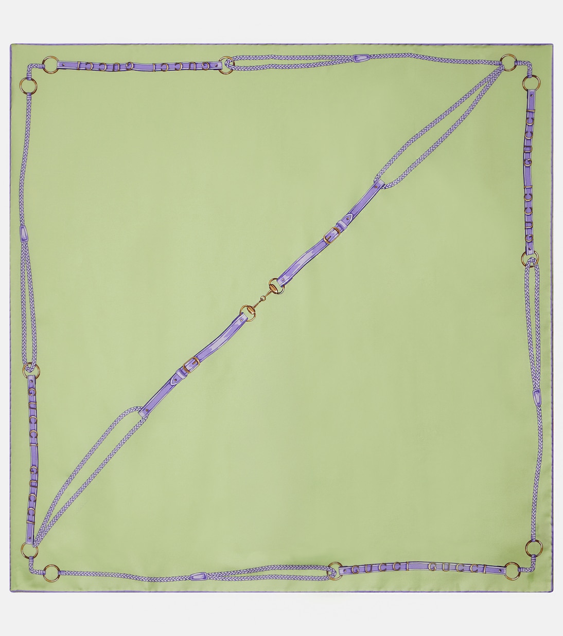 Printed silk scarf | Gucci