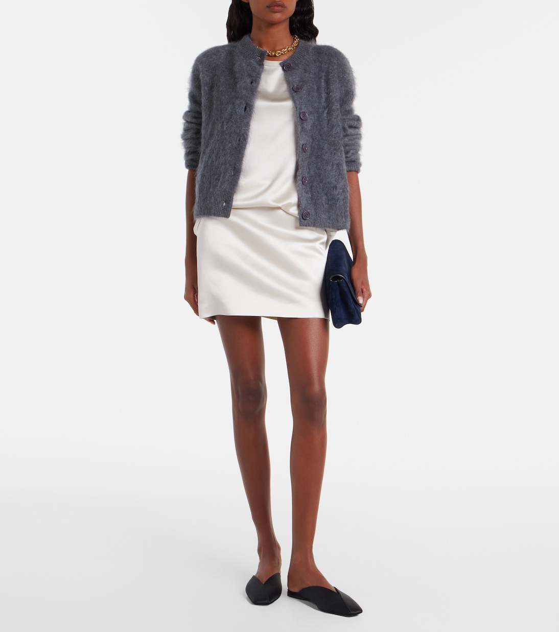 Minifalda de seda | Lisa Yang