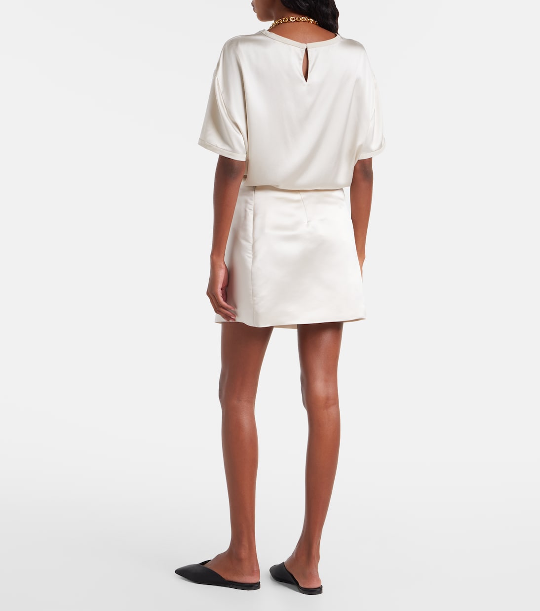 Minifalda de seda | Lisa Yang