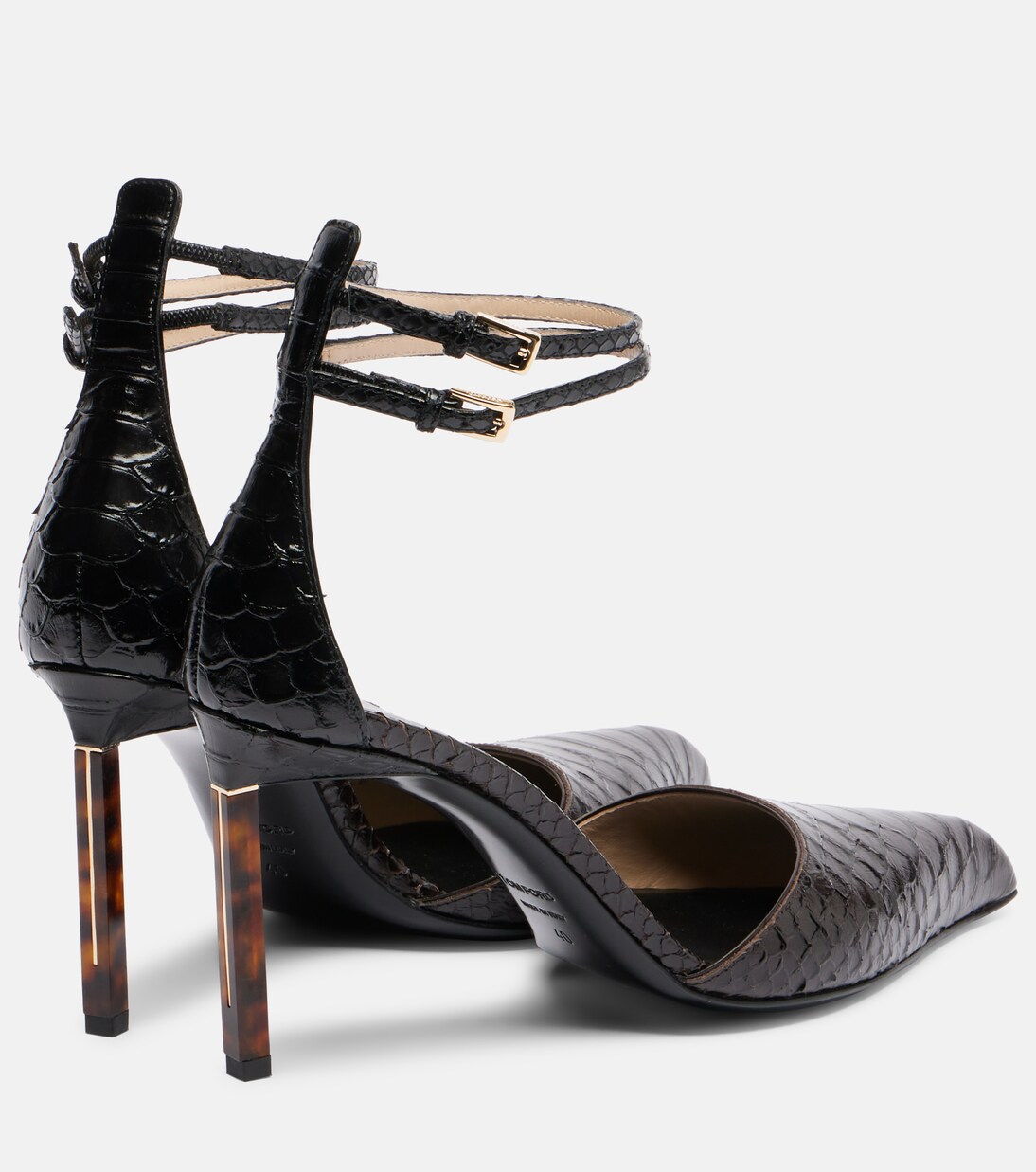 90 snake-effect leather pumps | Tom Ford