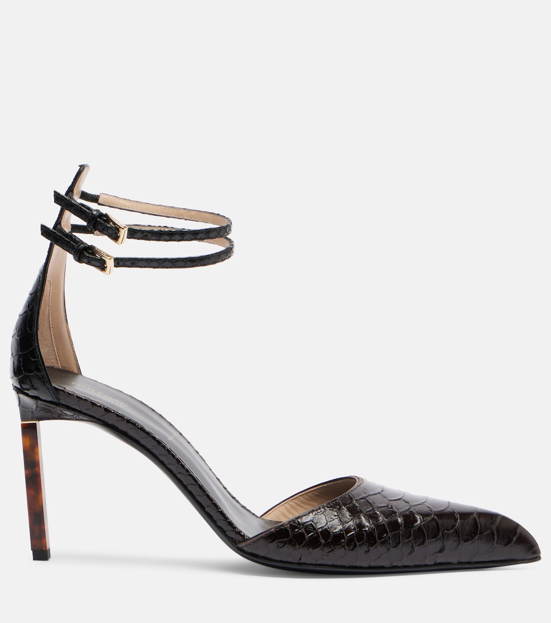 90 snake-effect leather pumps | Tom Ford