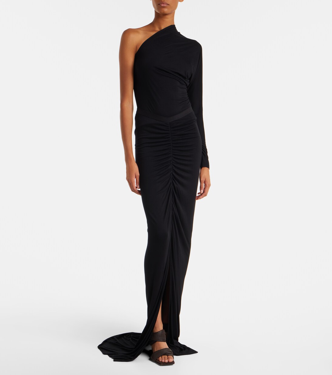 Poppy LS ruched jersey maxi skirt | Rick Owens