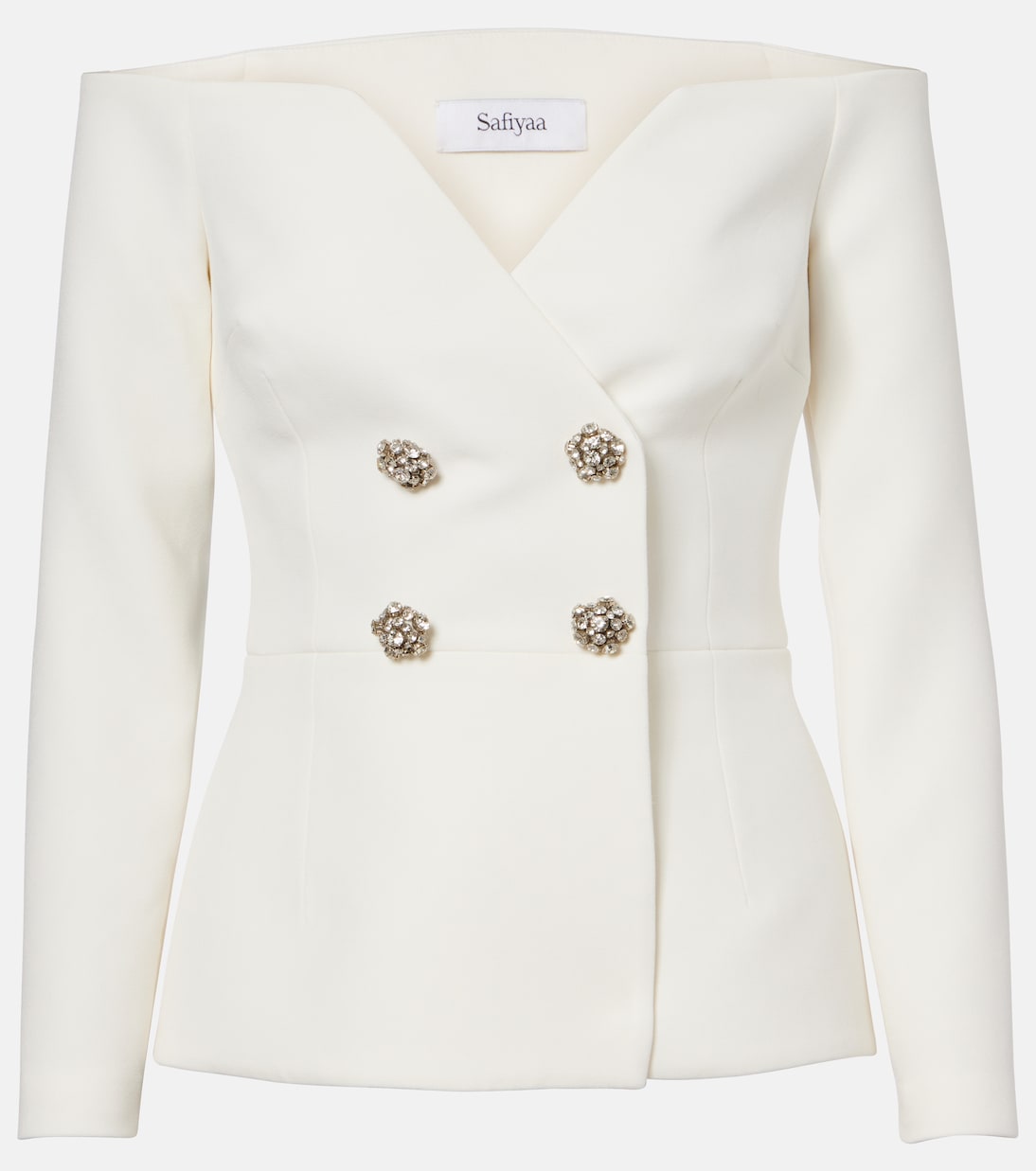 Bridal Jacke Kamile aus Crêpe | Safiyaa