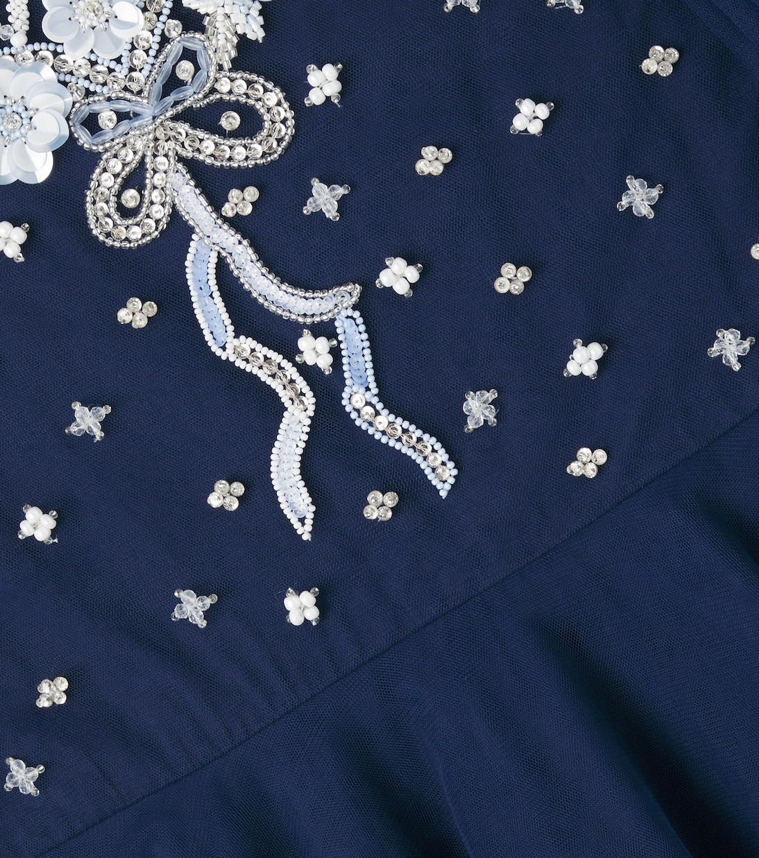 Rosy Ribbons embellished tulle dress | Tutu Du Monde