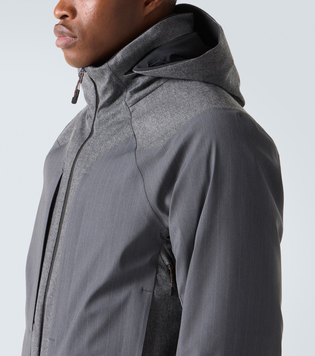 Trace 2.0 pinstripe down jacket | Sease