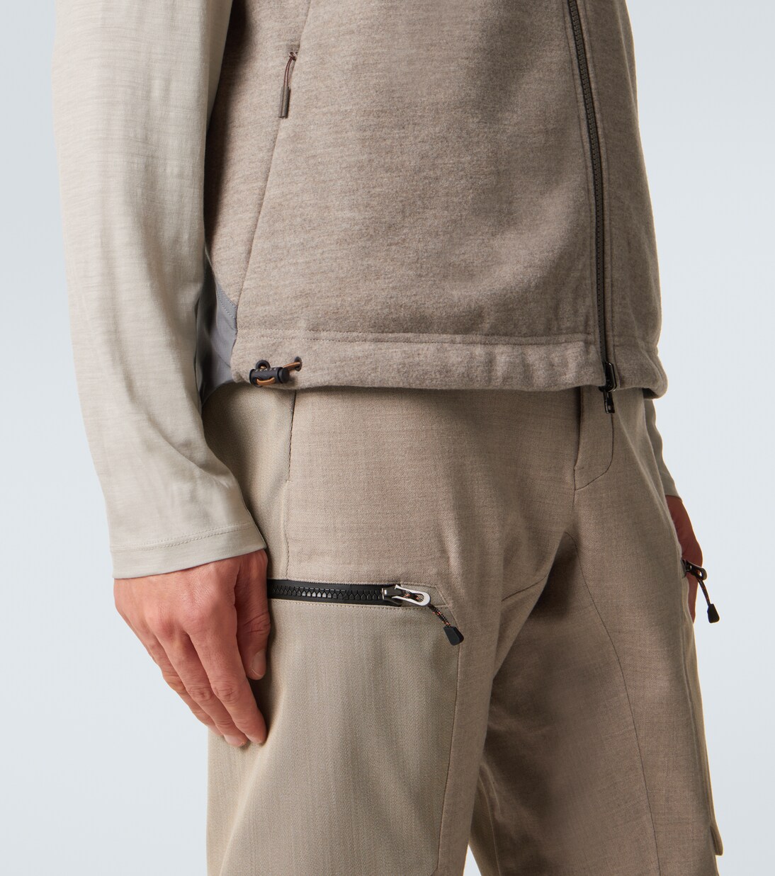 Explorer reversible wool-blend vest | Sease