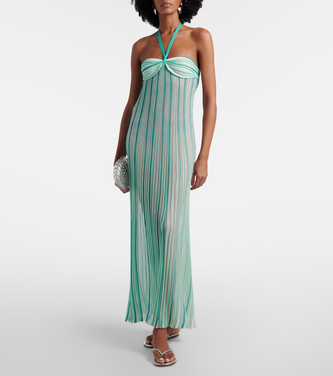 Maxikleid aus Häkelstrick | Missoni