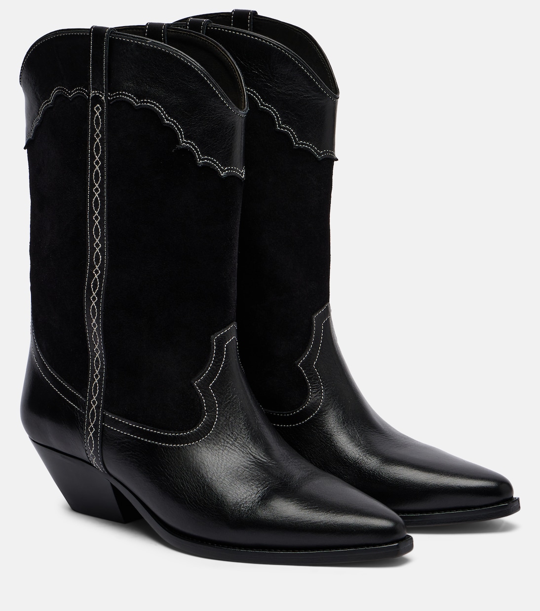Westernstiefel Duerte 40 aus Leder und Veloursleder | Isabel Marant