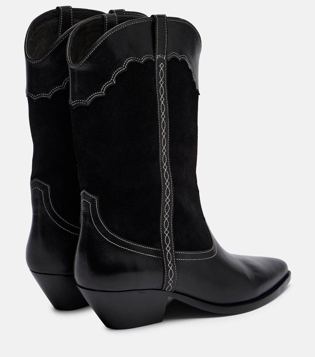 Westernstiefel Duerte 40 aus Leder und Veloursleder | Isabel Marant