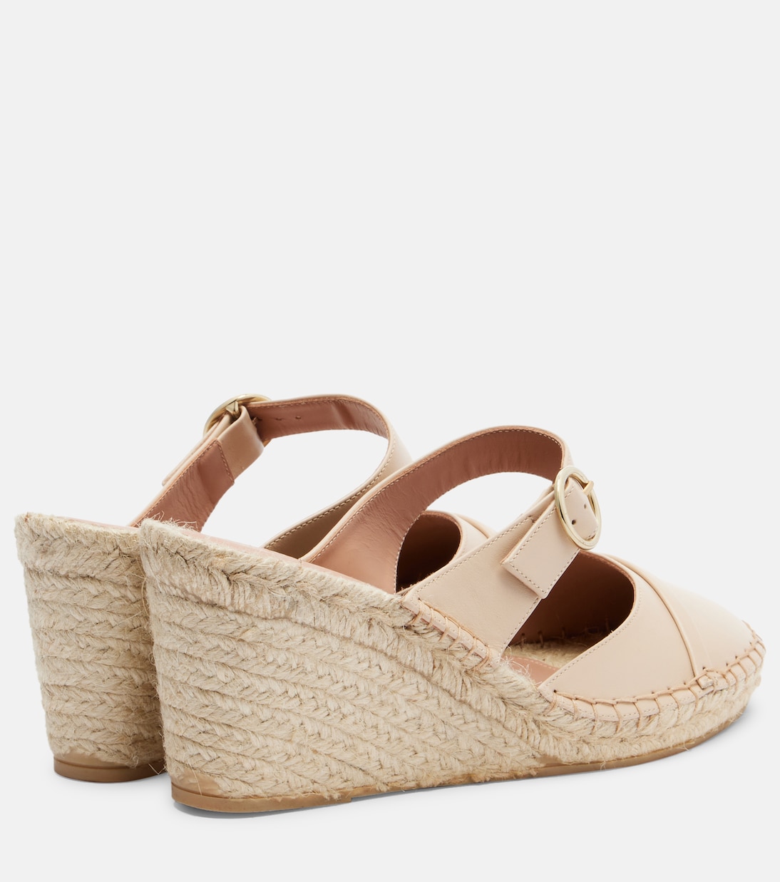 Espadrillas Farah in pelle con zeppa | Malone Souliers