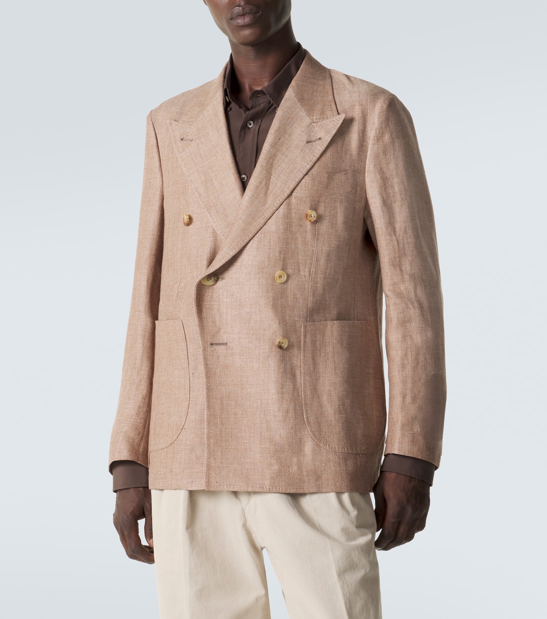 Blazer en lin et laine | Rubinacci