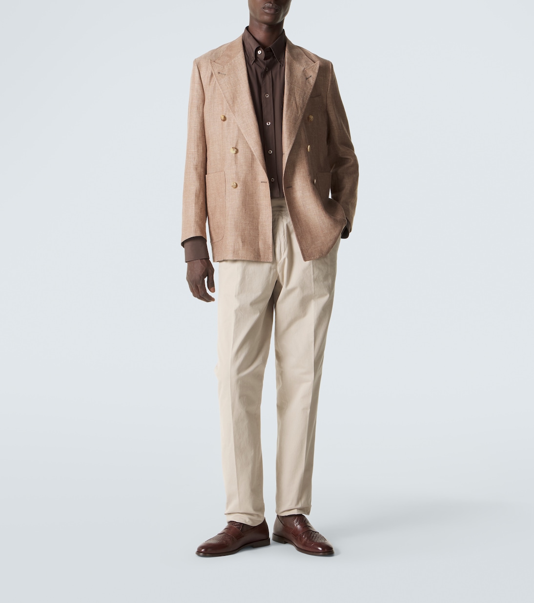 Blazer en lin et laine | Rubinacci