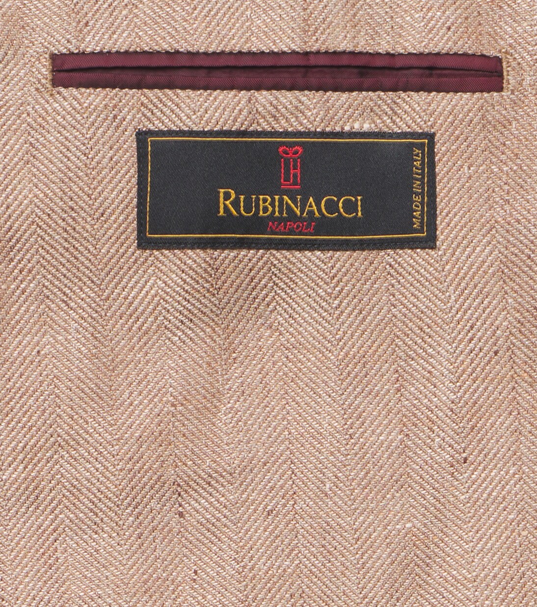 Herringbone linen and wool blazer | Rubinacci