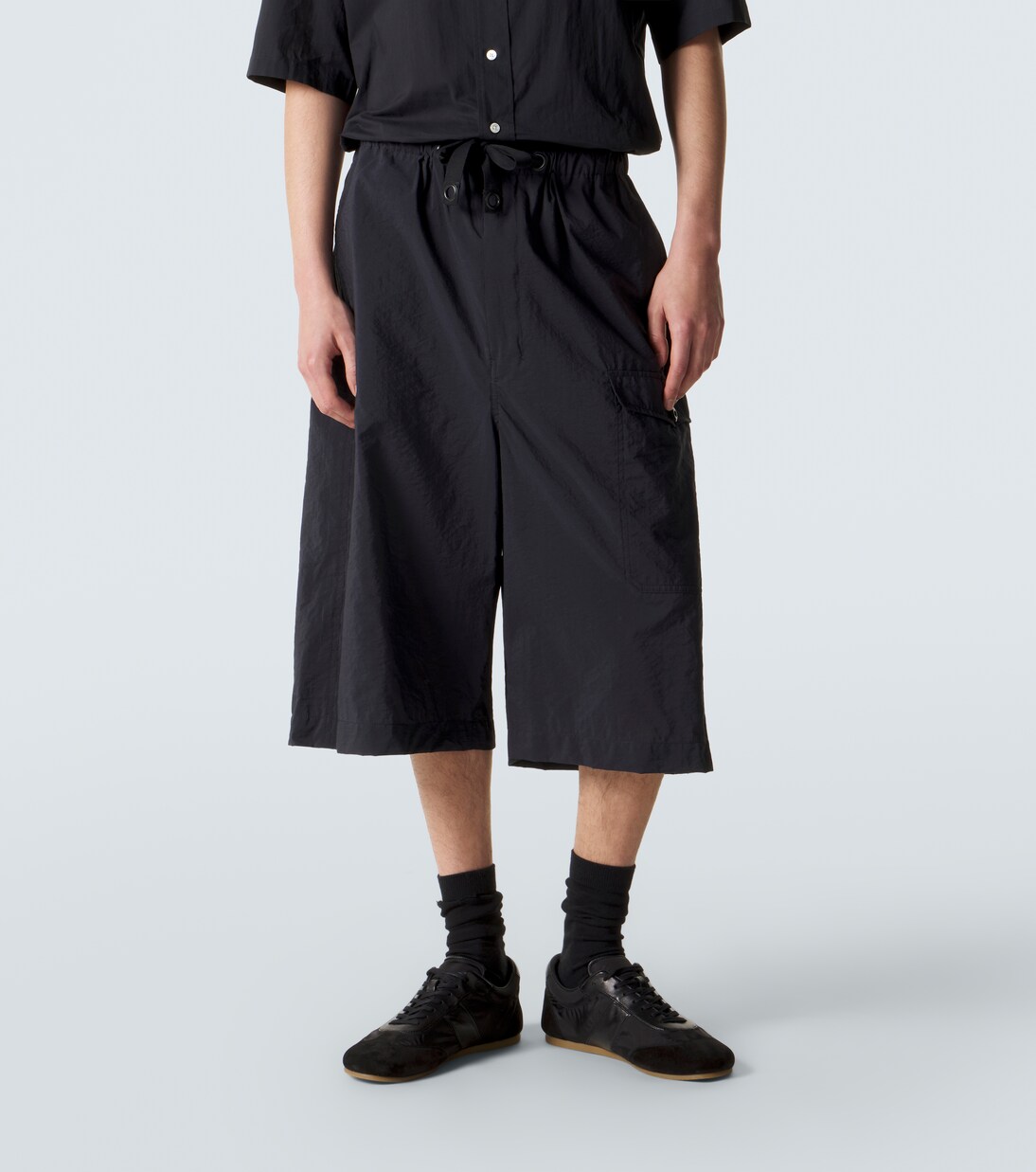 Cotton-blend Bermuda shorts | Lemaire