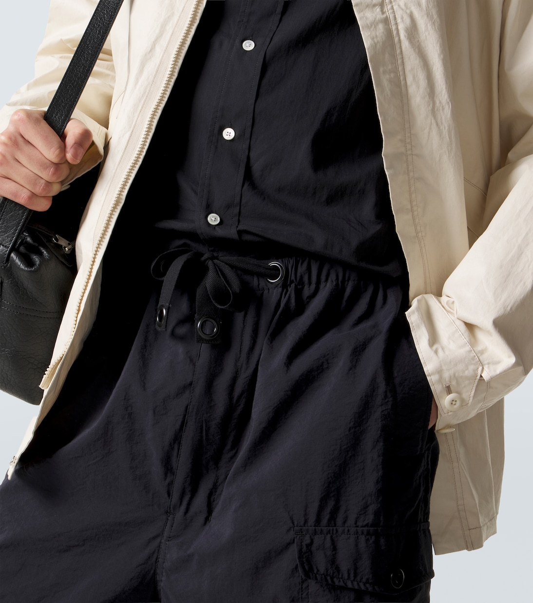 Cotton-blend Bermuda shorts | Lemaire