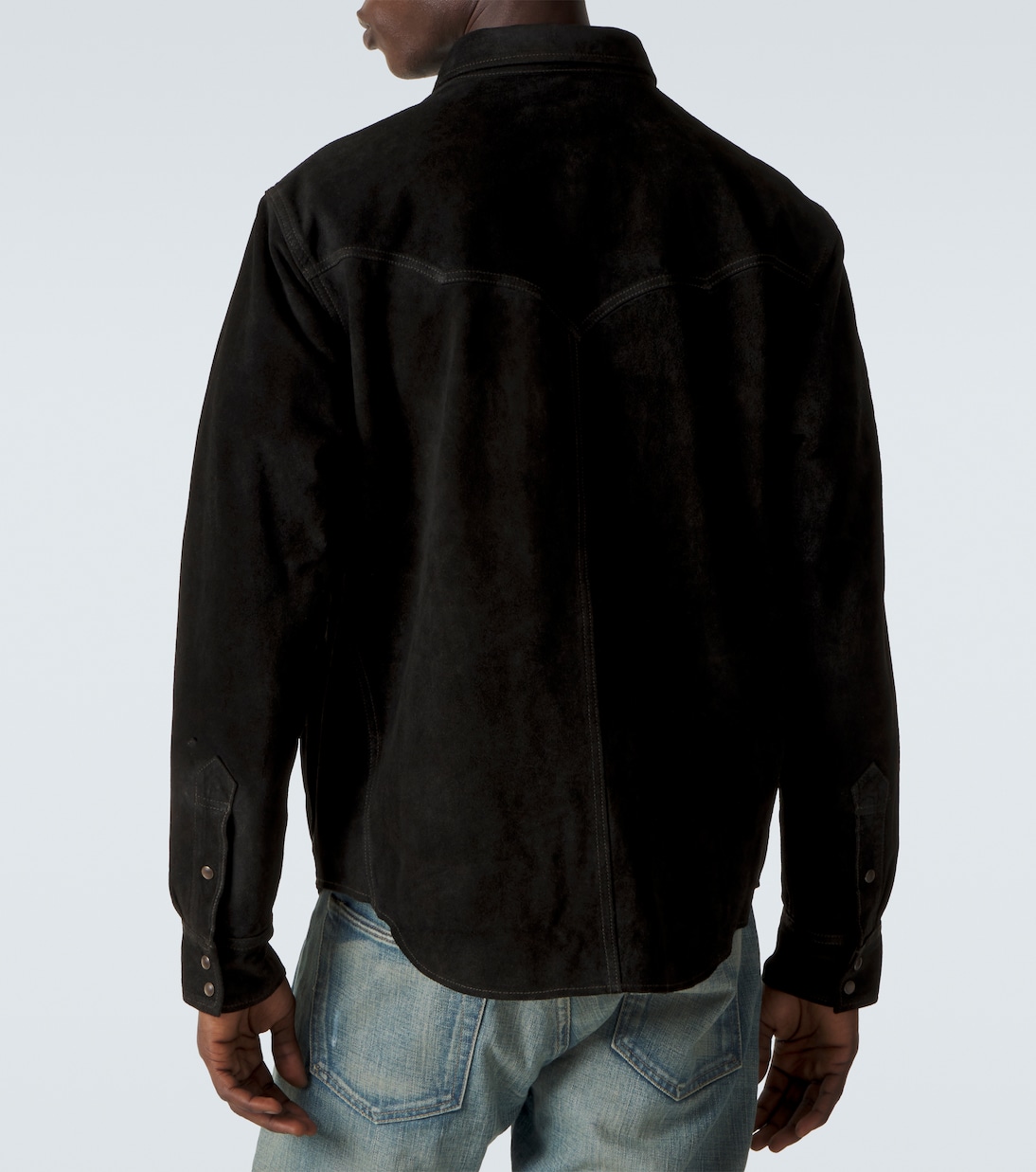 Hemd Western aus Veloursleder | RRL