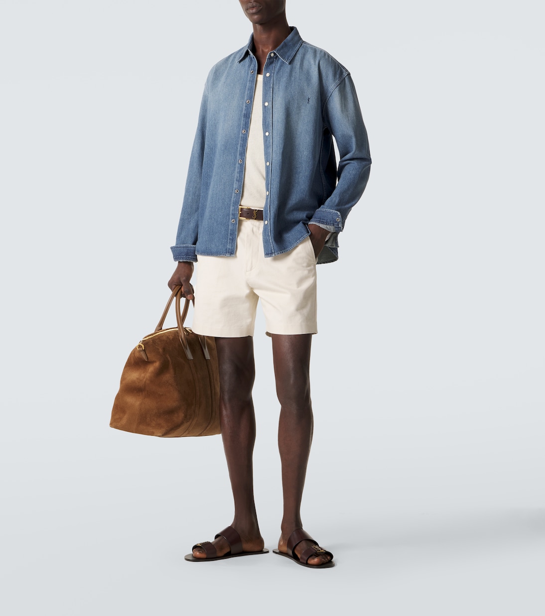 Sandales Babylone en cuir | Saint Laurent