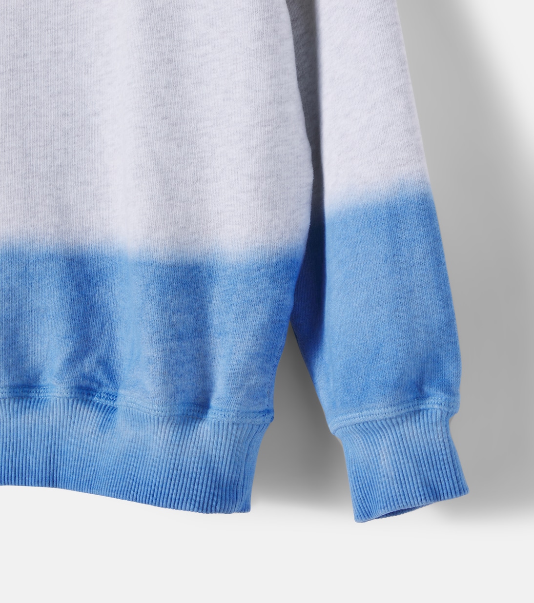Ensemble sweat-shirt et short en coton à logo Tie Dye | The New Society