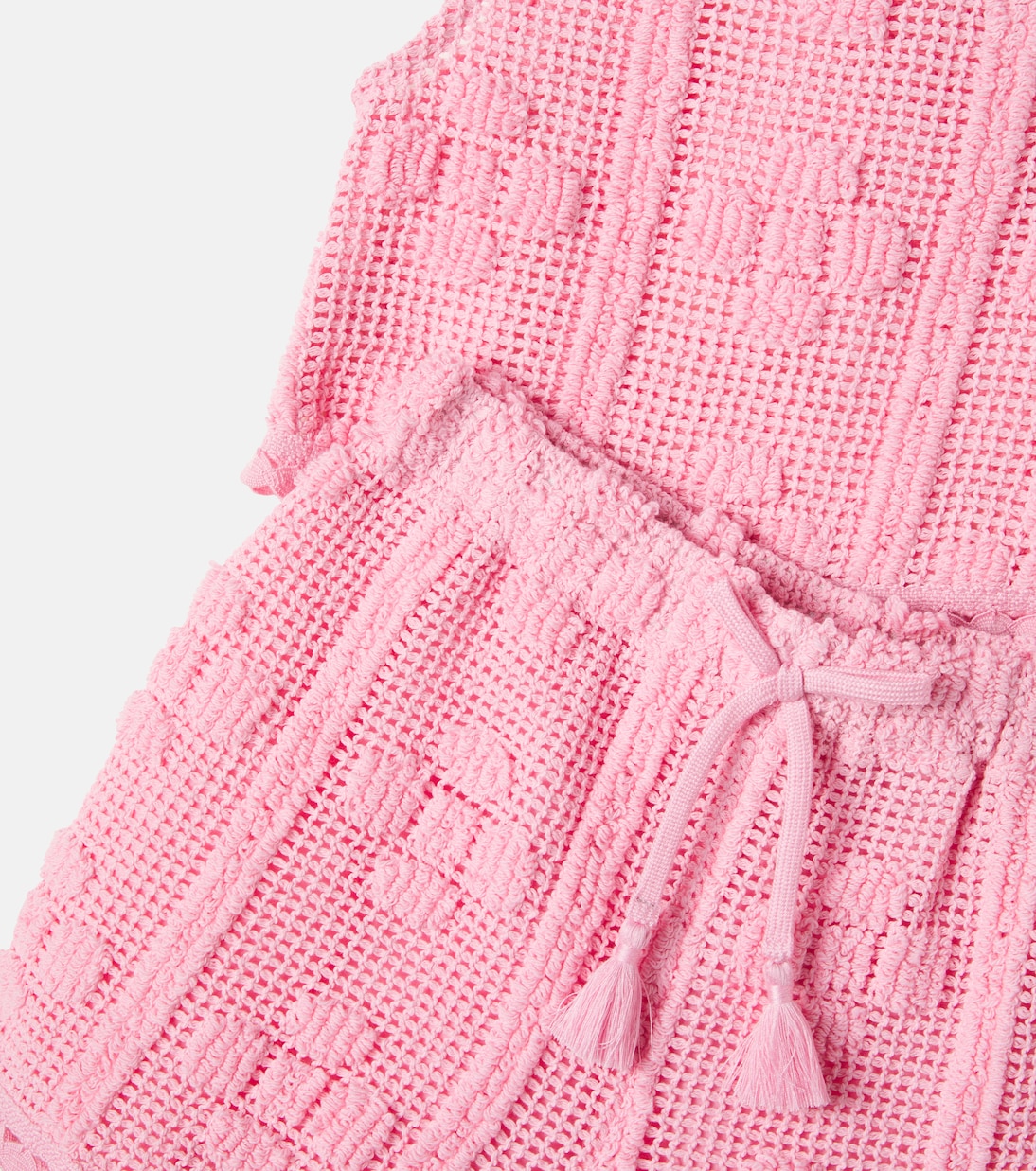 Top e shorts Inez in crochet di misto cotone | Bebe Organic