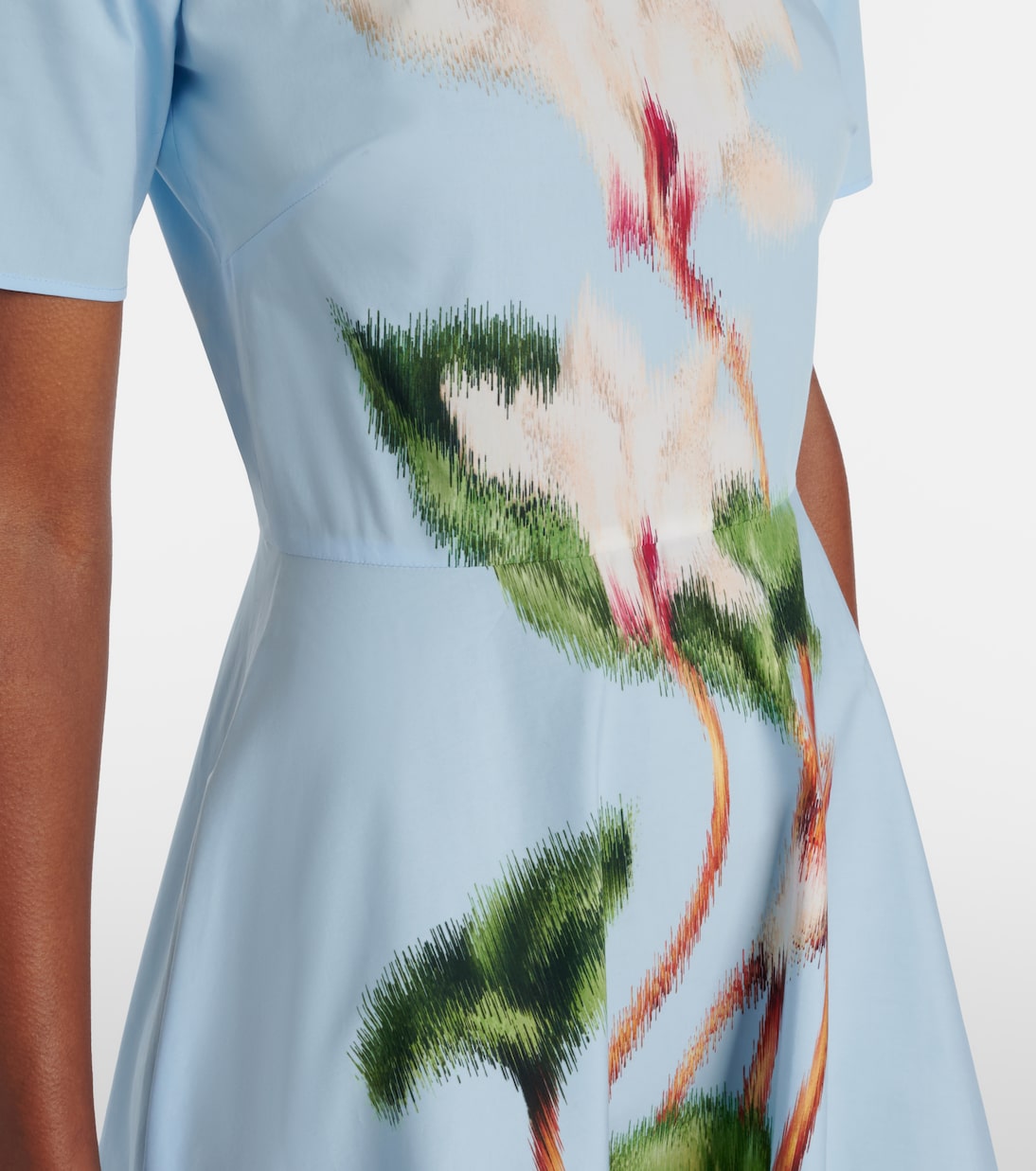 Bedrucktes Midikleid | Oscar de la Renta