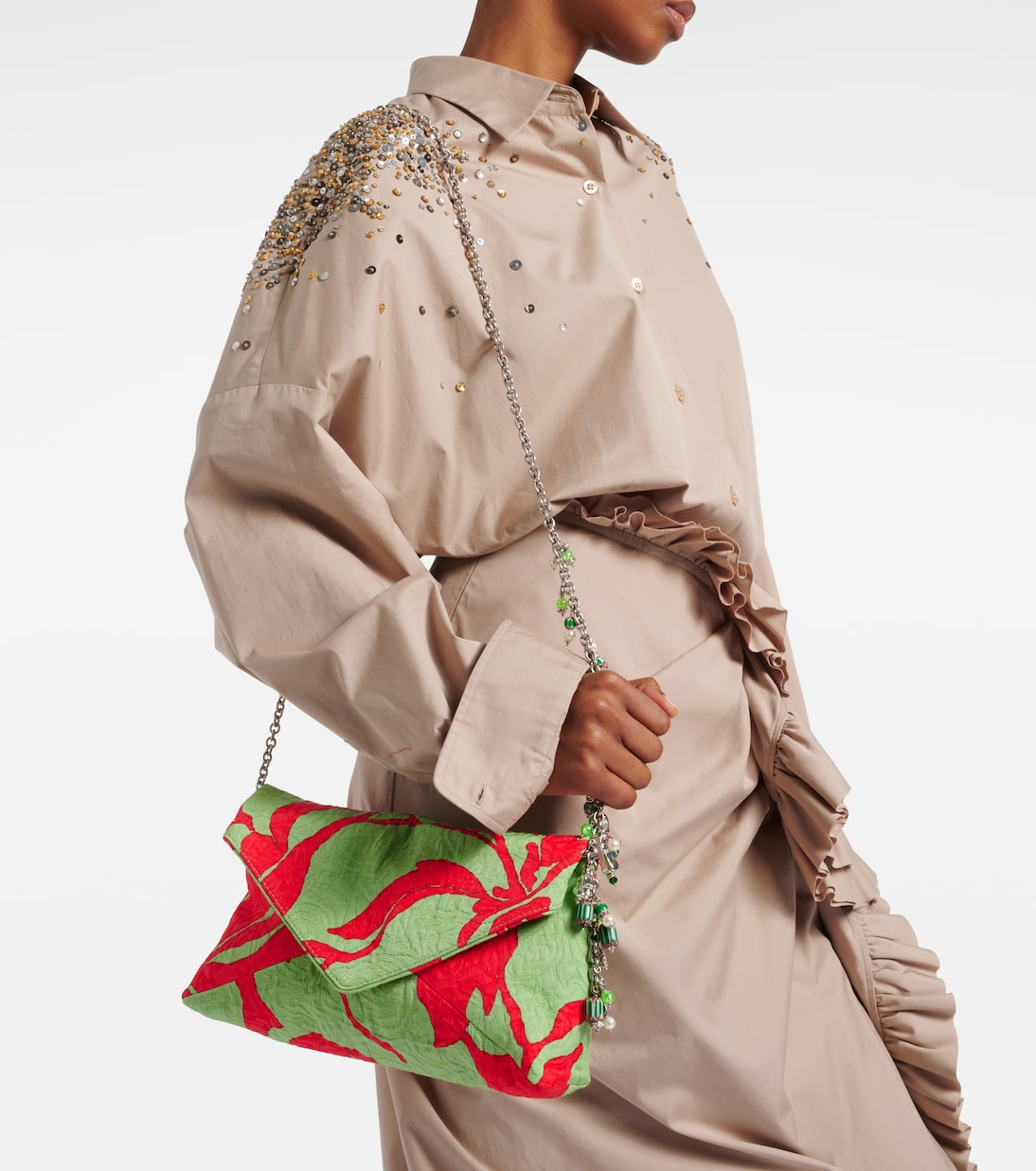 Clutch Envelope Small aus Jacquard | Dries Van Noten