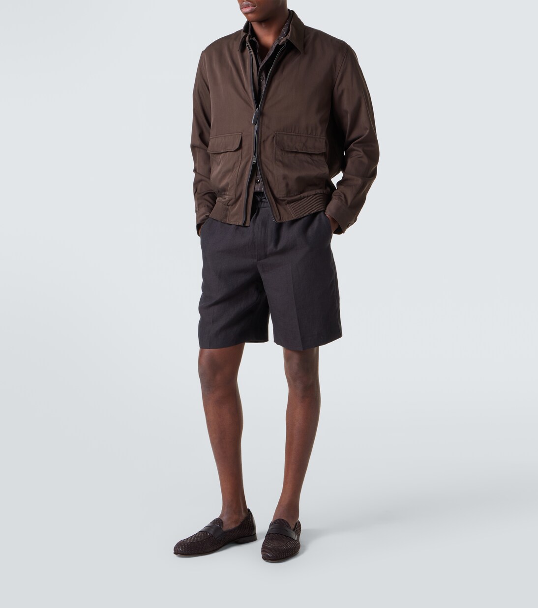 Mocassins Appia en cuir et daim | Brioni