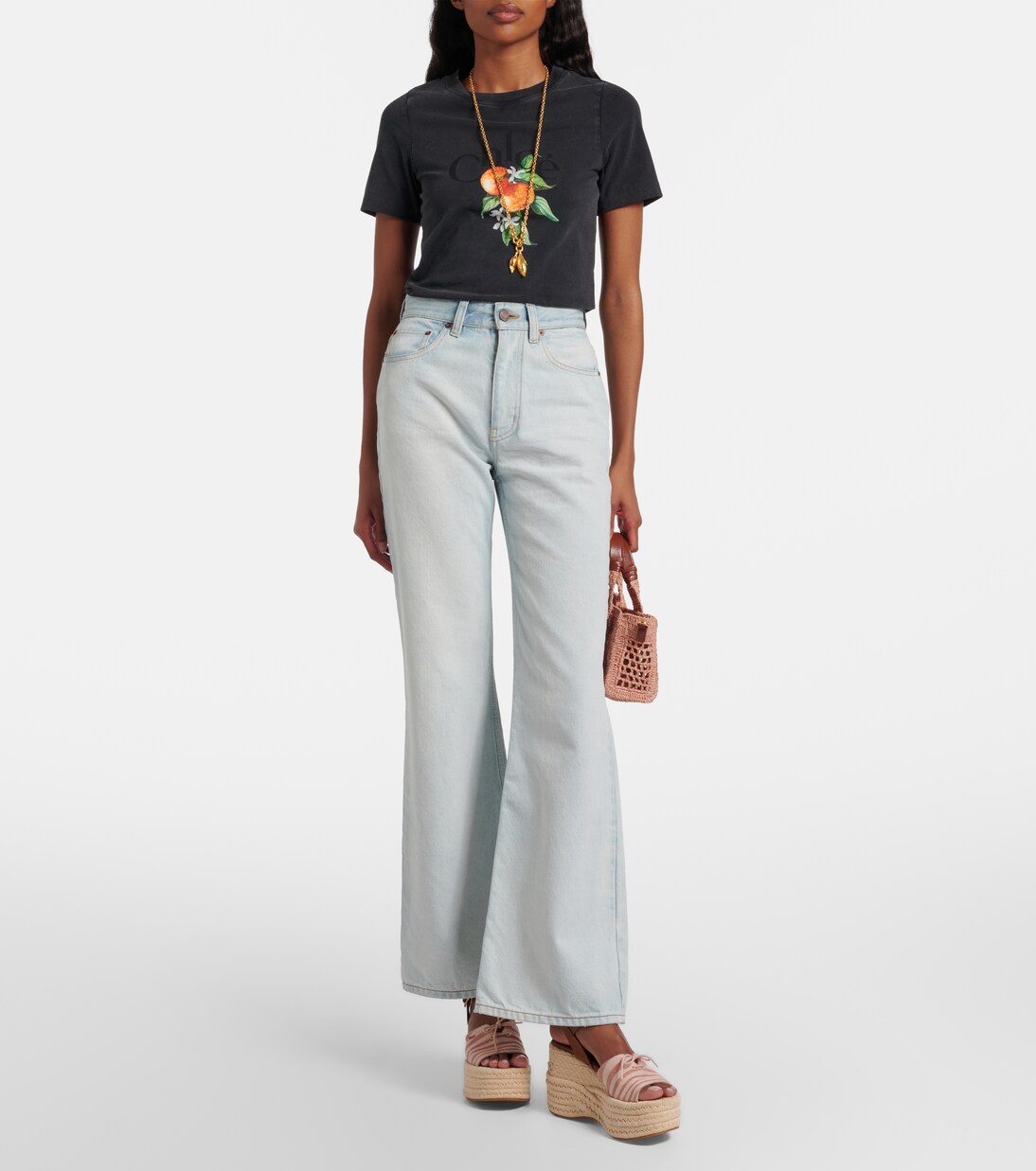 Jeans a gamba larga  | Chloé