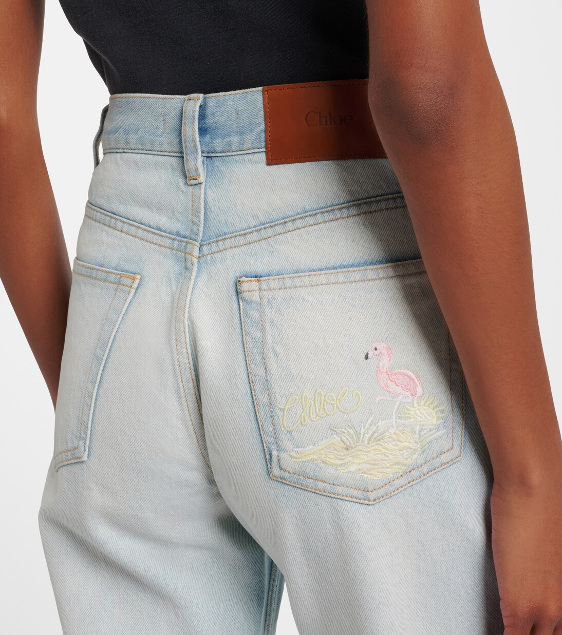 Jeans a gamba larga  | Chloé